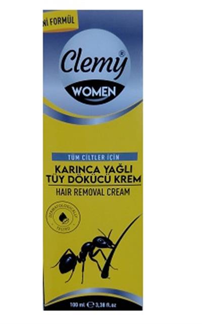 Clemy Tüy Dökücü Krem 100 ML Bayan Karınca Yağı