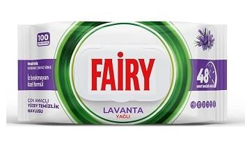Fairy Yüzey Temizleme Mendili Lavanta 100lü