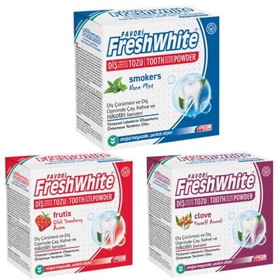 Fresh White Diş Tozu Mix