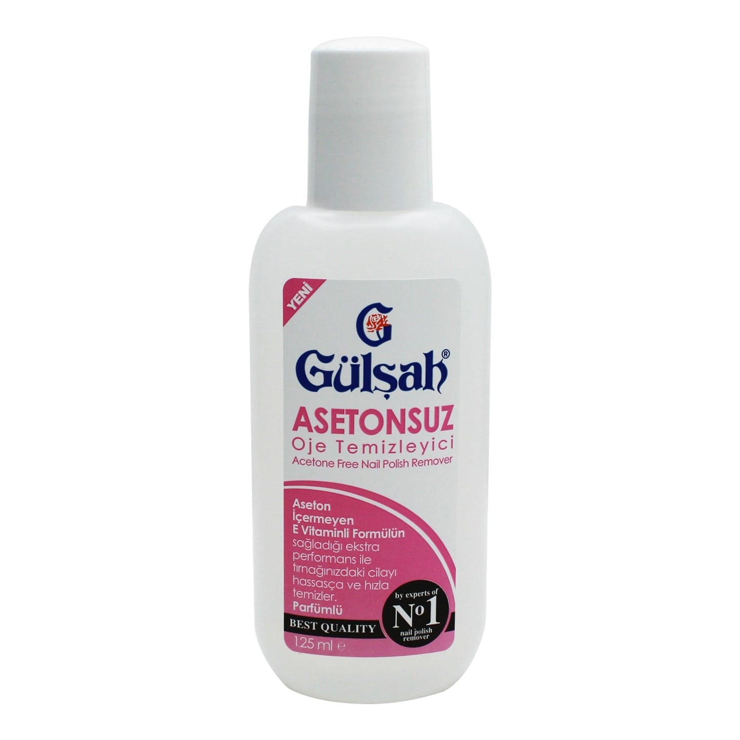 Gülşah Aseton 125 ML Asetonsuz Oje Temizleyici * Karma