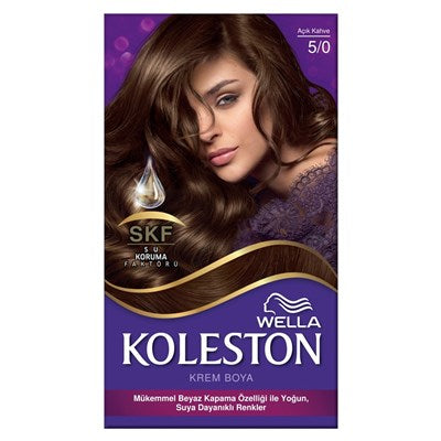 Koleston Saç Boya Set Açık Kahve 5/0