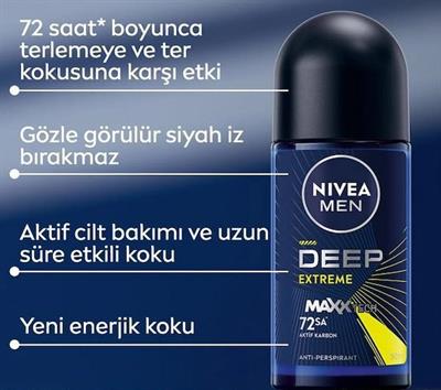 Nivea Roll-on Bay Deep Extreme 50ml