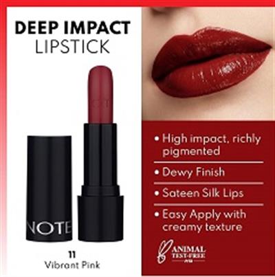 Note Deep İmpact Lipstick Ruj No-11