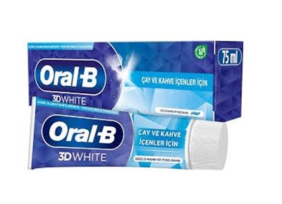 Oral-b Diş Macunu 3D White Çay ve Kahvel 75ml
