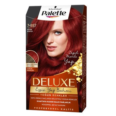 Palette Deluxe Ateş Kızılı 7-887