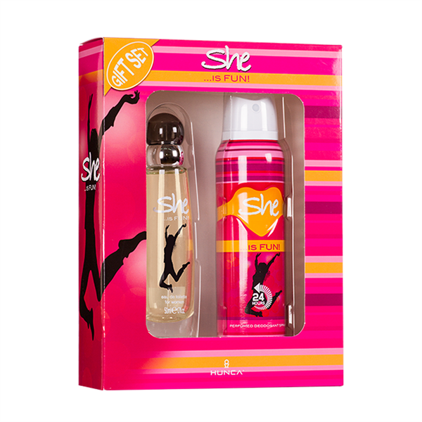 She EDT 50+Deodorant Bayan Fun Karton 150ml