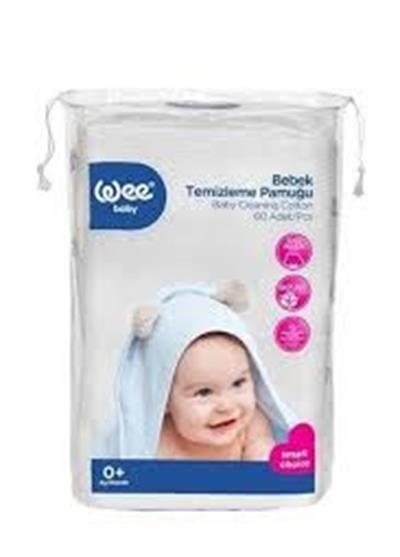 Wee Baby 321 Bebek Temizleme Pamuğu 60lı
