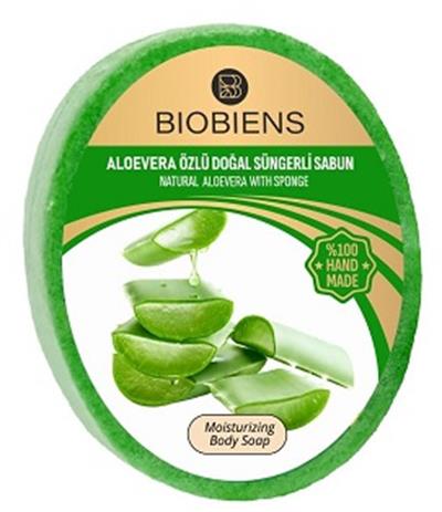 Biobiens 130gr Süngerli Sabun Alovera