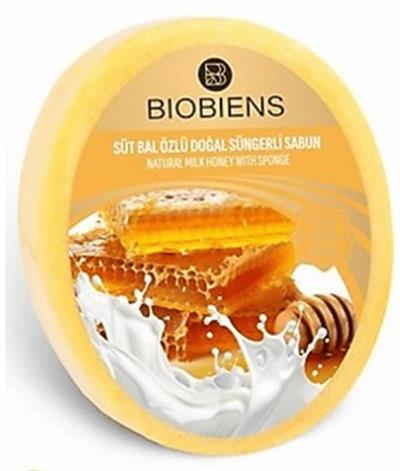 Biobiens 130gr Süngerli Sabun Bal Özlü