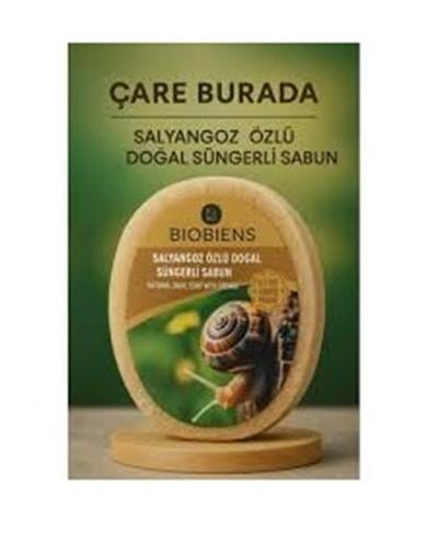 Biobiens 130gr Süngerli Sabun Salyangoz Özlü