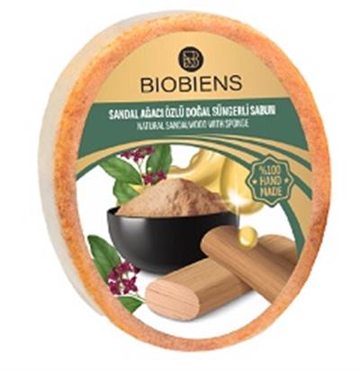 Biobiens 130gr Süngerli Sabun Sandal Ağacı