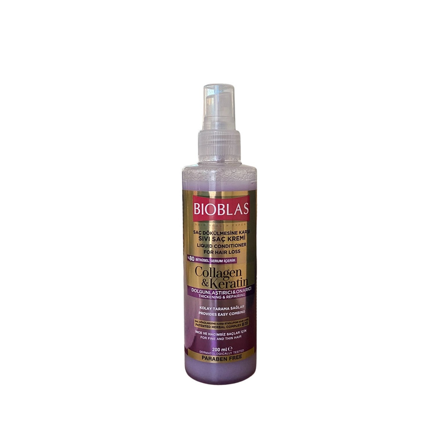 Bioblas Sıvı Saç Kremi Keratin Yağlı 200ml