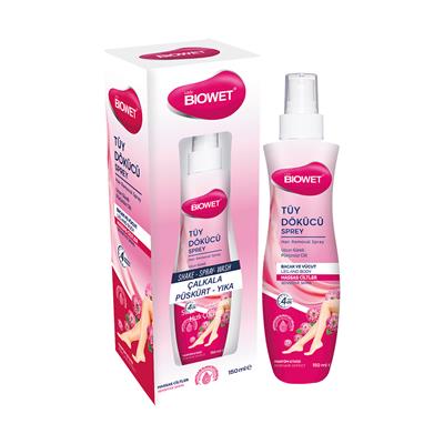 Biowet Tüy Dökücü Gazsız Sprey 150ML Hassas