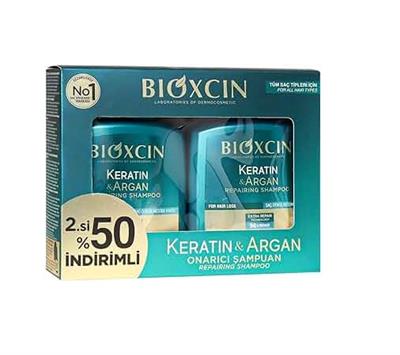 Bioxcin Şampuan Keratin ve Argan Onarıcı 2li 300ml