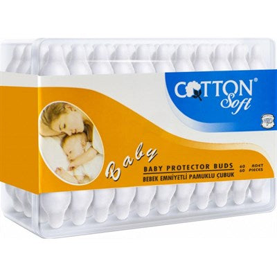 Cotton Kulak Çubuğu 60lı Bebe