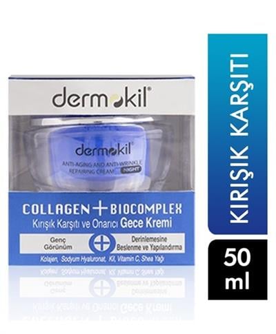 Dermokil Kırışıklık Karşıtı - Yenileyici Gece Kremi 50ml