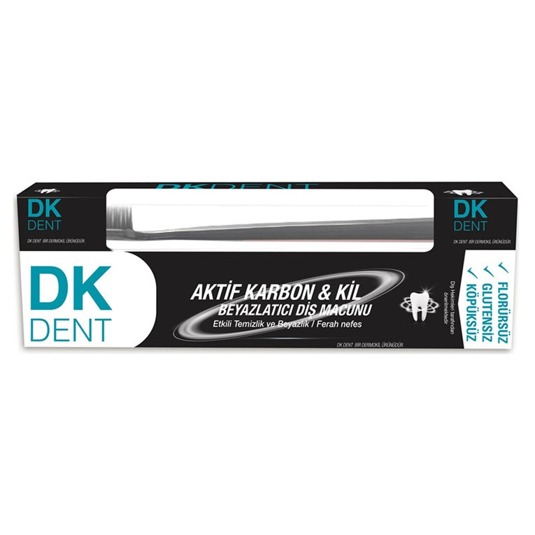 Dk Dent Diş Macunu 75ml+Fırça Aktif Karbon