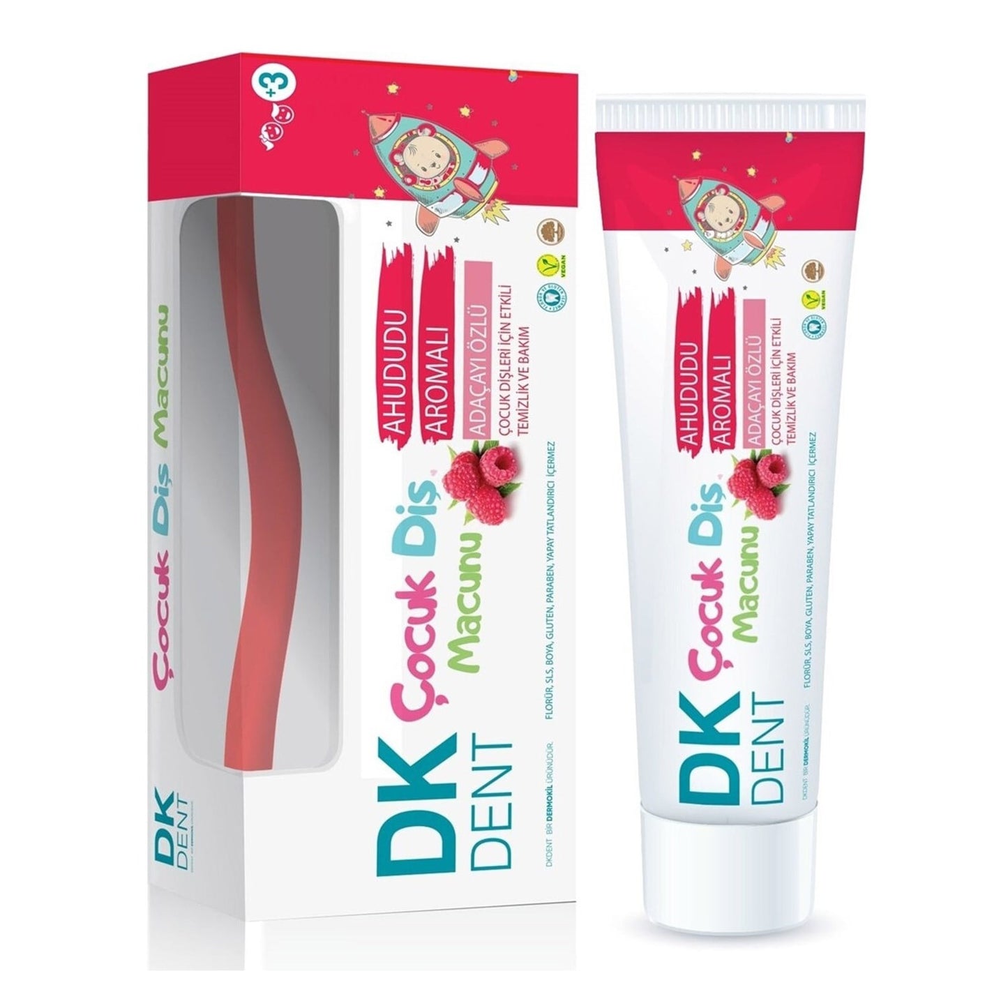 Dk Dent Diş Macunu 75ml+Fırça Çocuk Ahududu
