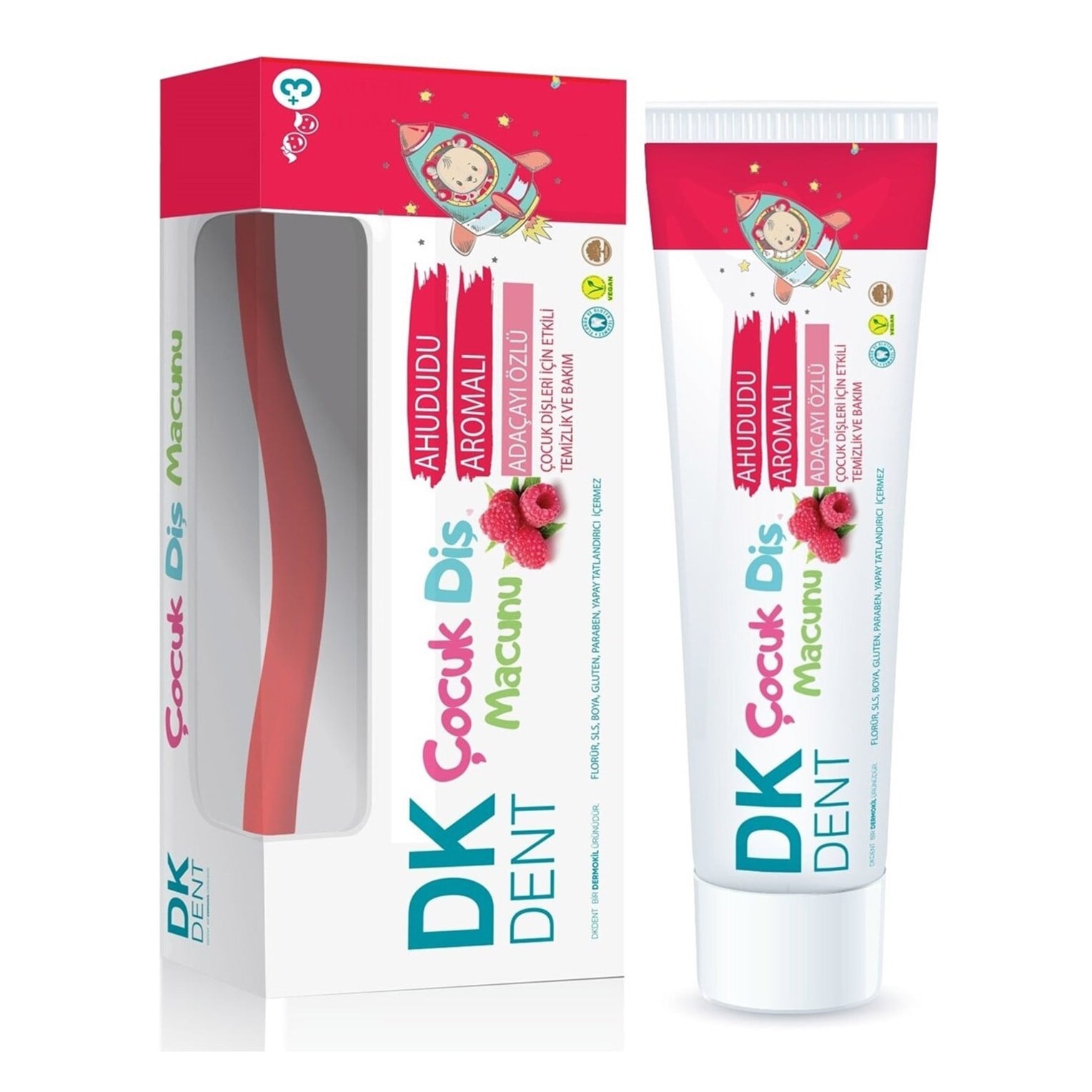 Dk Dent Diş Macunu 75ml+Fırça Çocuk Ahududu