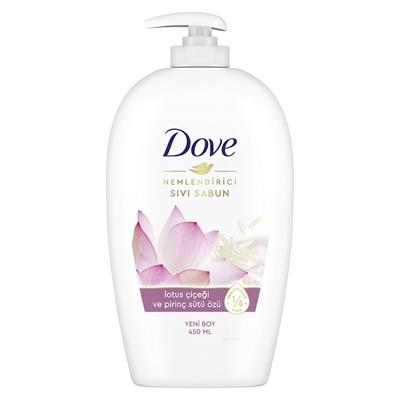 Dove Sıvı Sabun Lotus Çiçeği-Pirinç Sütü 450ml