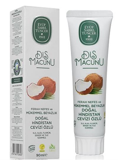 Eyüp Sabri Diş Macunu Doğal Hindistan Özlü 90ml
