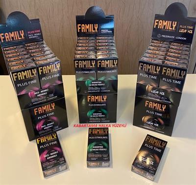 Family Prezervatif Plus Estımulante*Kabartama Ve Halka Yüzeyli