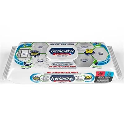 Freshmaker Çok Amaçlı Temizlik Mendili 50li