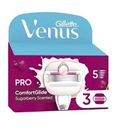 Gillette Venüs 3 Comfort Sugarbrry Yedek Bıçak 3lü