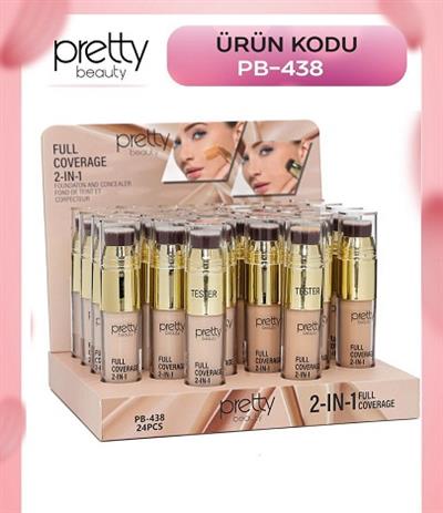 Pretty Concealer Foundaton Fırçalı Bb-438