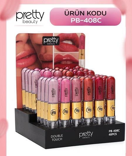 Pretty Double Lip Gloss Pb-408 C