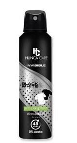 Hunca Care Deodorant Men Invisible Black - White 150ml