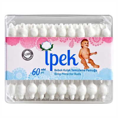 İpek Kulak Çubuk Bebek 60lı