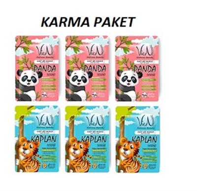 Kiva Kağıt Yüz Kağıt Maske Panda-Kaplan