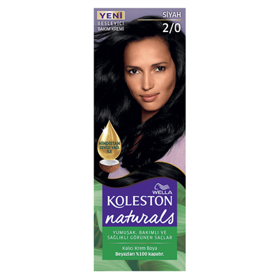 Koleston Naturel Maxi Siyah 2/0