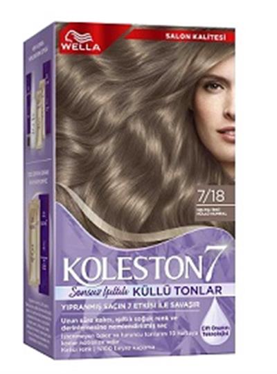Koleston Saç Boya Set Işıltılı İnce Küllü Kumral 7/18
