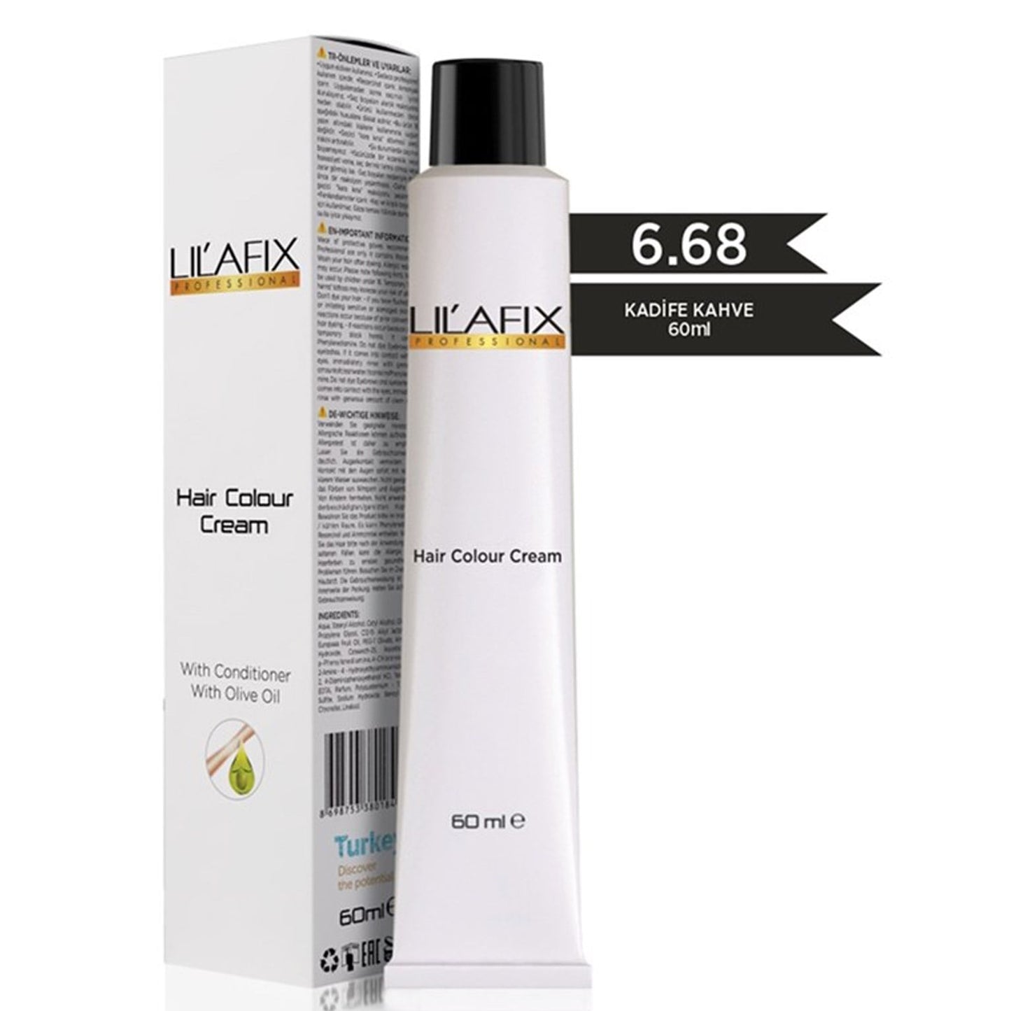 Lilafix Tüp Boya Kadife Kahve 6/68
