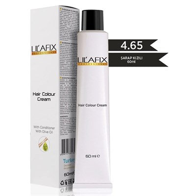 Lilafix Tüp Boya Şarap Kızılı 4/65