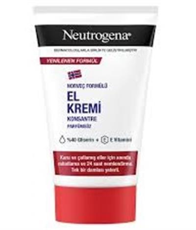 Neutrogena El Kremi Parfümsüz 50Ml