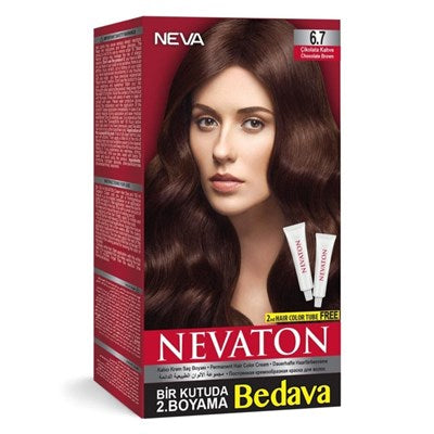 Nevaton Saç Boya Set Çikolata Kahve 6.7