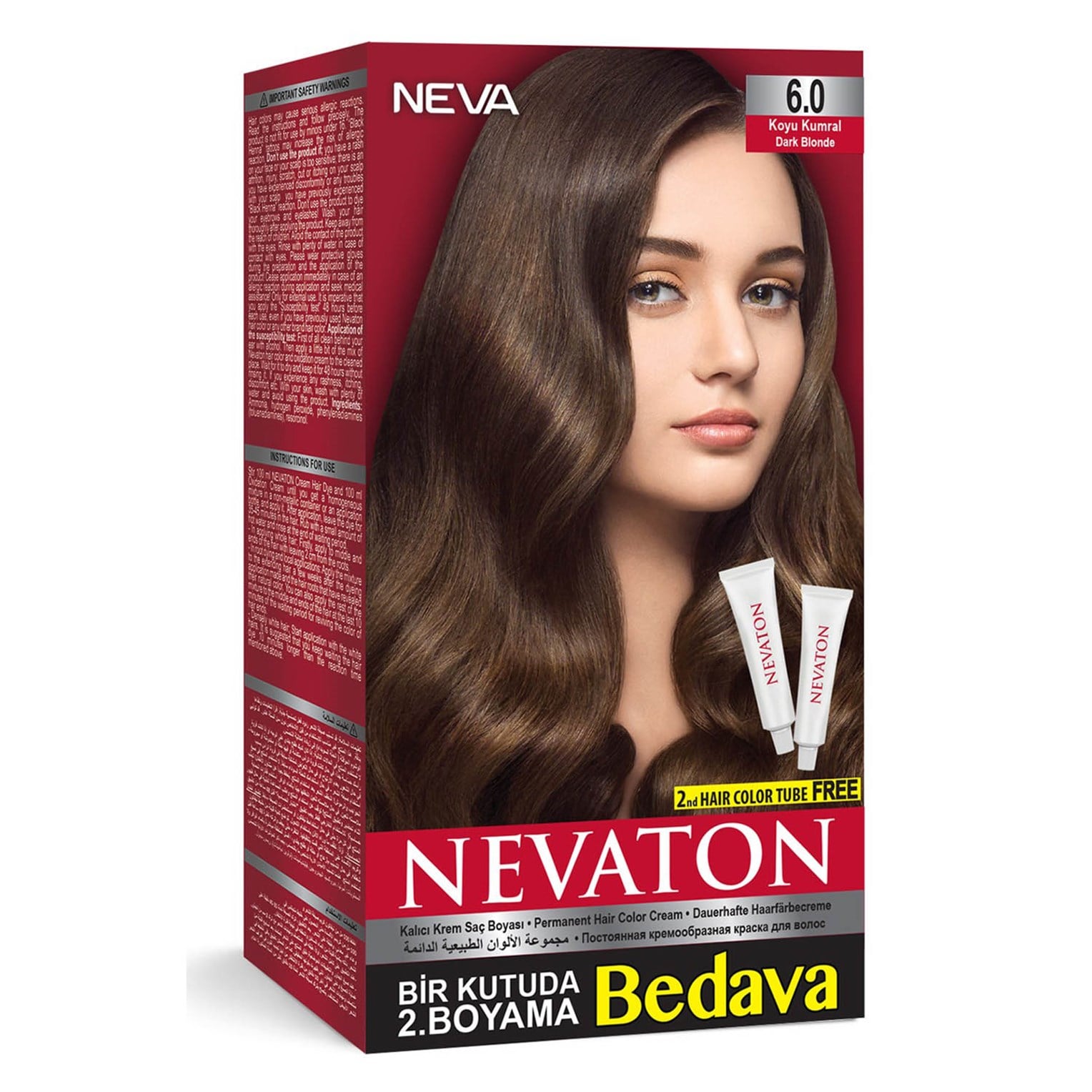 Nevaton Saç Boya Set Koyu Kumral 6.0