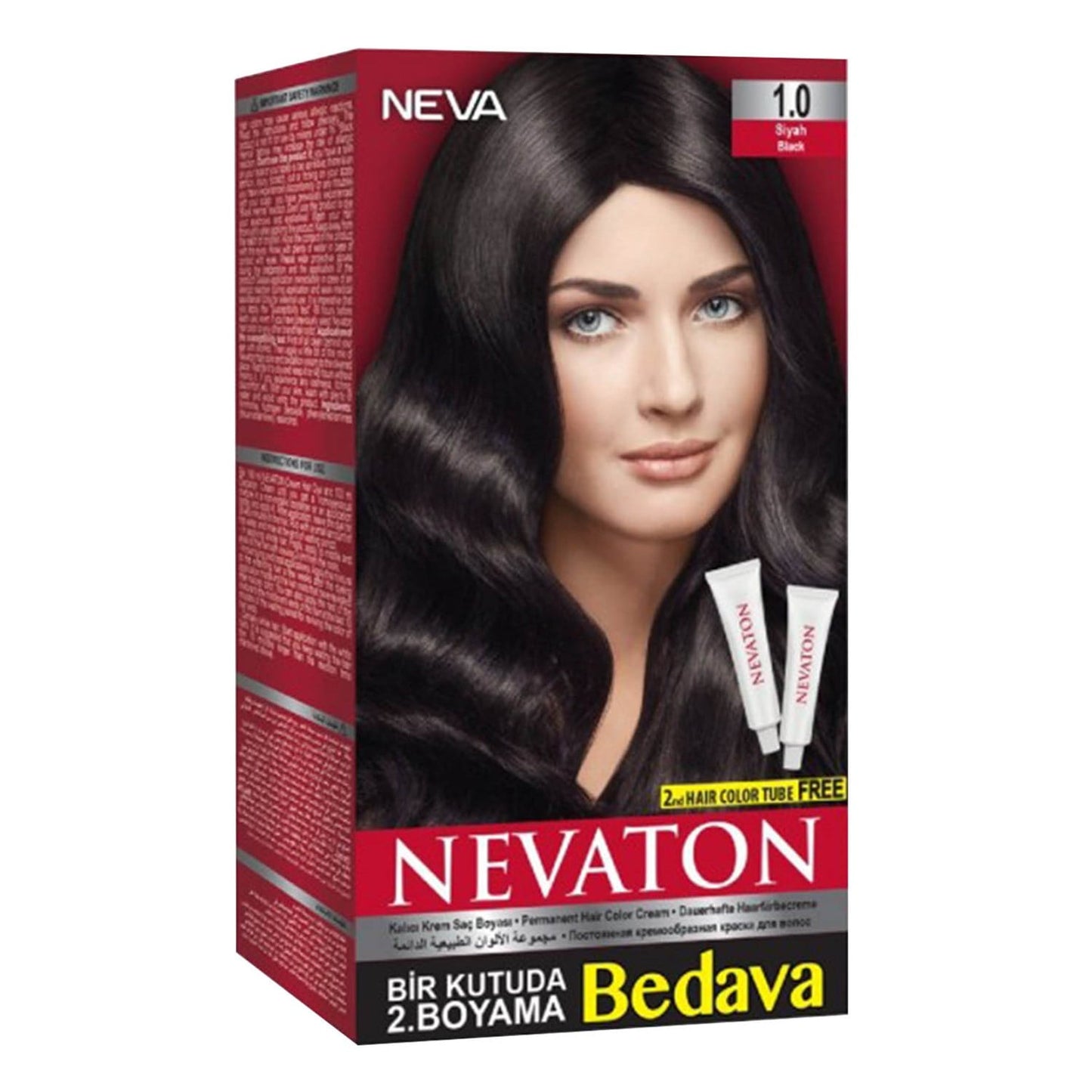 Nevaton Saç Boya Set Siyah 1.0