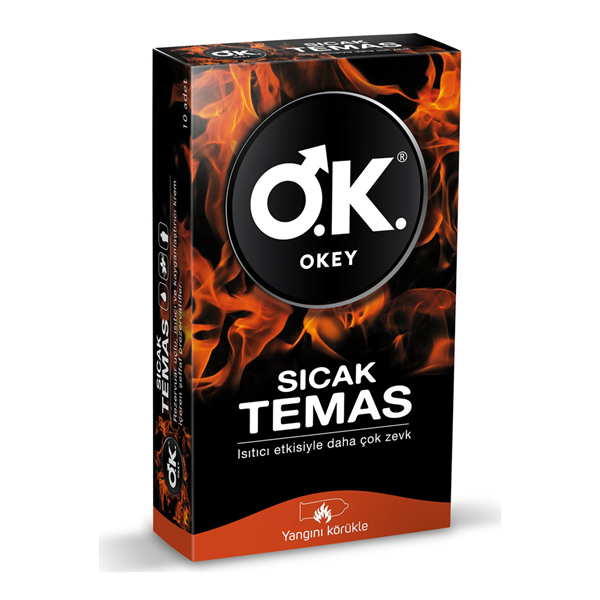 Okey Prezervatif Sıcak Temas 10lu