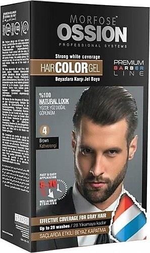 Ossıon Erkek Saç Jel Boya Kahve 40ml