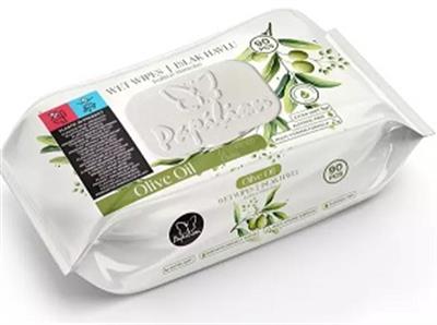 Papilon Islak Havlu Zeytin Yağlı 90Lı *18