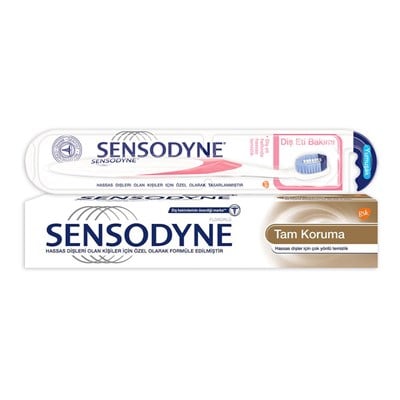 Sensodyne Diş Macunu Tam Koruma + Fırça Hediyeli