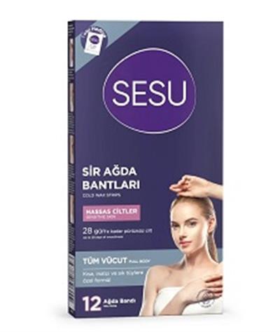 Sesu Ağda Bandı Yüz Hassas Cilt 20li