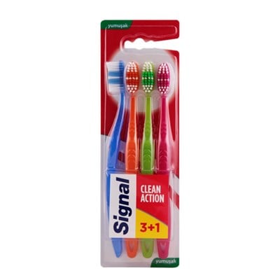 Signal Diş Fırçası Clean Action 3+1