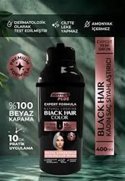 Softto Plus Şampuan Expert Black Women 400ML