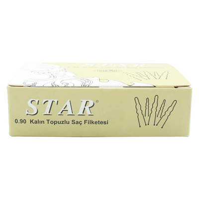 Star Kalın Saç Filketesi Siyah 0.90