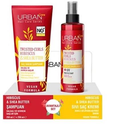 Urban Şampuan Dalgalı ve Kıvırcık Saçlar 250 ml+Sıvı Saç Kremi 200 ml